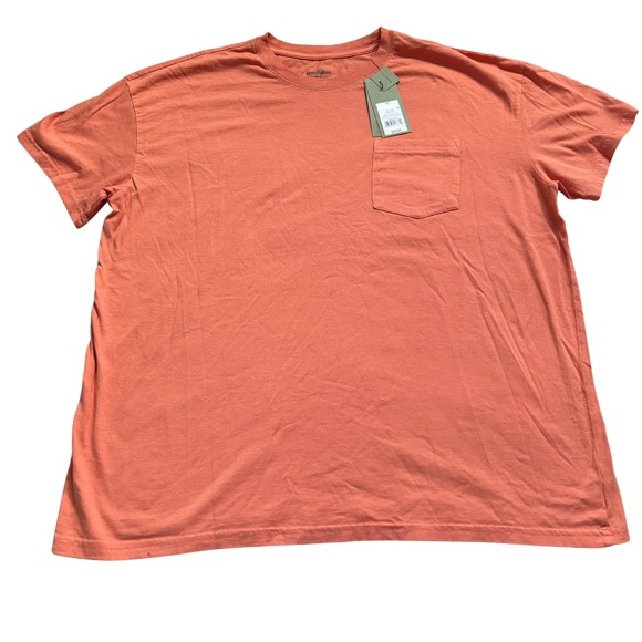 Goodfellow & Co Orange Short Sleeve Pocket Tee NWT Size XL - Picture 1 of 3